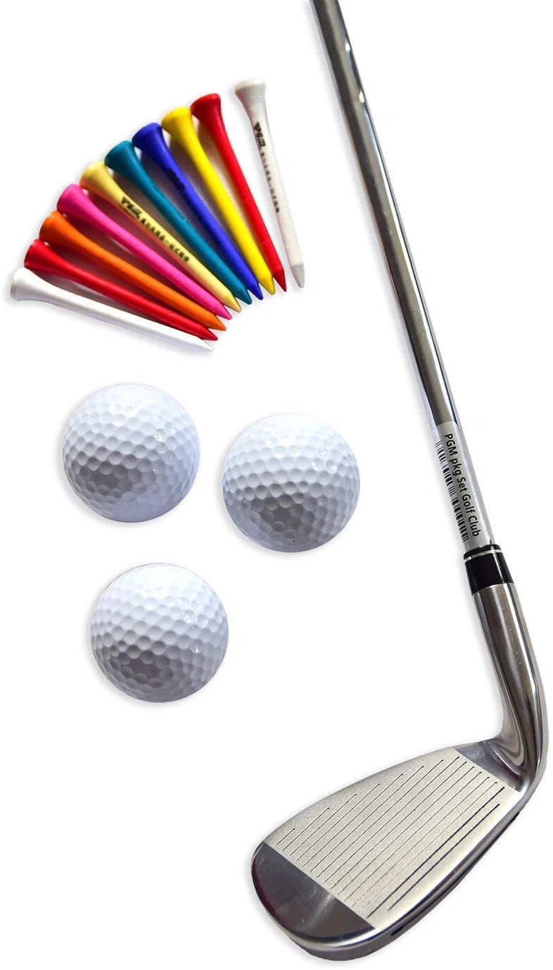 Клюшка для гольфа Айрон с мячами и подставками